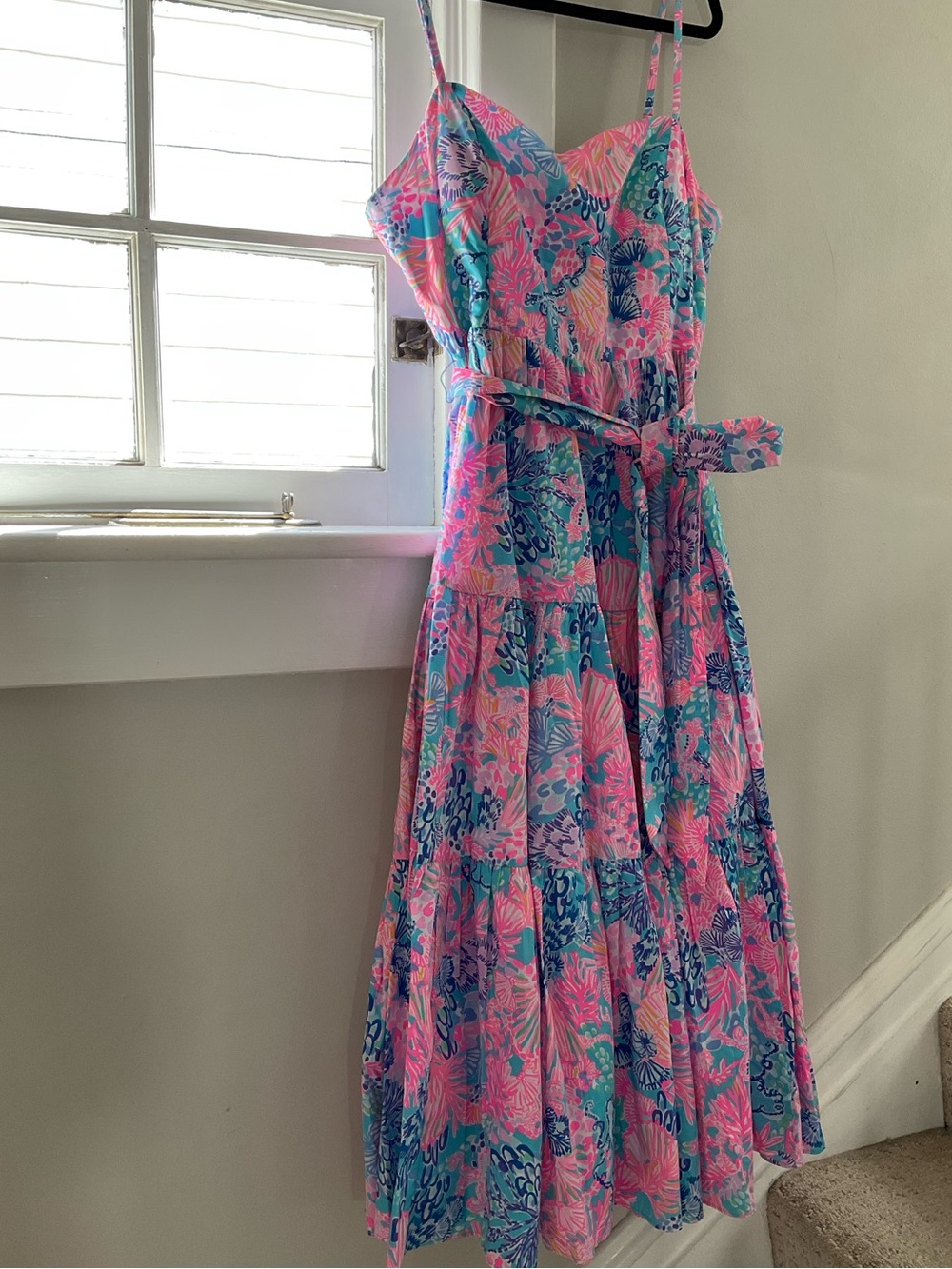 Lilly Pulitzer Edith midi dress Splendor in the Sand 16